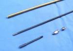 4mm X 300mm cable shaft, drive dog and prop nut for rc boat