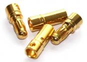 10 x 2mm Gold Connector pair