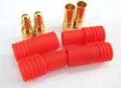 HXT 6mm Gold Connector w/ Protector pair